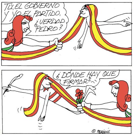 [Humor en domingo] Hoy, sin palabras por descanso del personal, con viñetas de Peridis