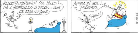 [Humor en domingo] Hoy, sin palabras por descanso del personal, con viñetas de Peridis
