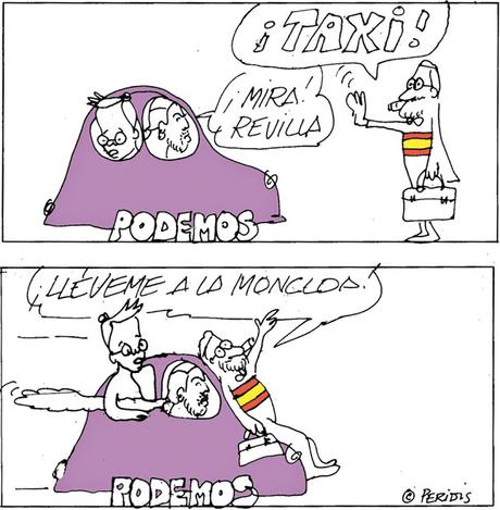 [Humor en domingo] Hoy, sin palabras por descanso del personal, con viñetas de Peridis