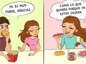 ilustraciones graciosas definen vida antes después boda