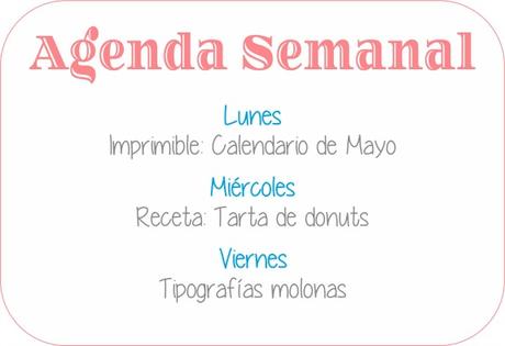 Agenda Semanal 25/04 - 1/05