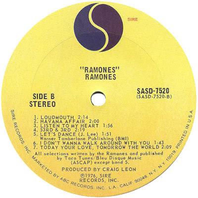Ramones - Ramones Lp 1980
