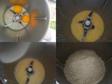 Masa para pastas rellenas con agua hirviendo