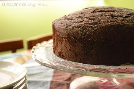 Bizcocho de remolacha y chocolate - Reto #elasaltablogs