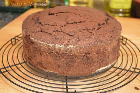 Bizcocho de remolacha y chocolate - Reto #elasaltablogs