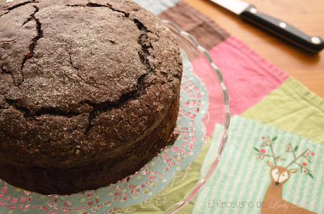 Bizcocho de remolacha y chocolate - Reto #elasaltablogs