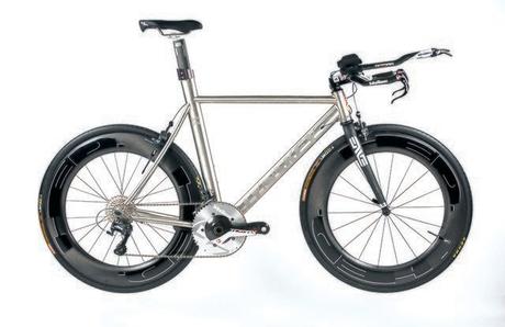 bicicleta contrarreloj titanio