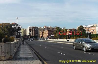 Valencia - fotos denuncia «Bicicletas».