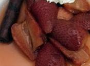 Fresas vino microondas