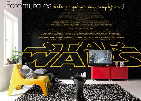 FOTOMURALES STAR WARS:  DECORACIÓN DESDE UNA GALAXIA MUY, MUY LEJANA