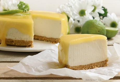 cheesecake de lima o limón sin horno