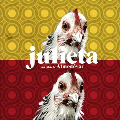 Pedro Almodovar film cover, Julieta movie poster