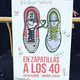 [Crónica] Presentación de «En zapatillas a los 40» de Oscar Alonso y Virginia Lancha (viveLibro)