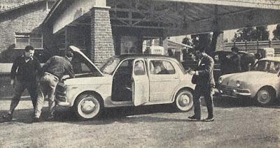 Road test al Fiat 1100
