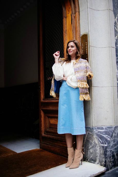 falda en denim y alguna sorpresa para el dia de la madre