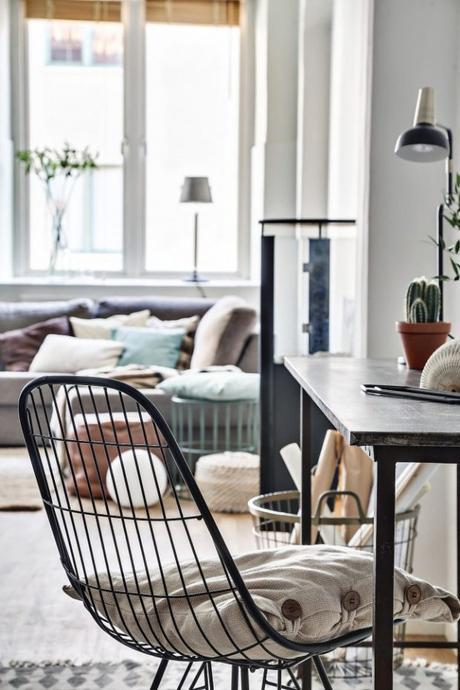 workspace on livingroom