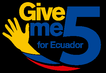 GIVE ME 5 FOR ECUADOR, una campaña de solidaridad por Ecuador