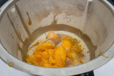 Crema dulce  de mango y pomelo sin gluten ni lactosa