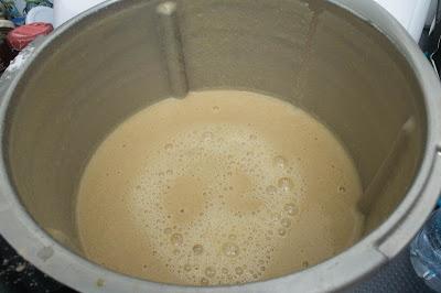 Crema dulce  de mango y pomelo sin gluten ni lactosa