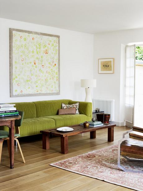 Una casa de campo rehabilitada en Normandía