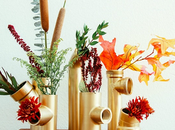 Centro flores tubos fontanería