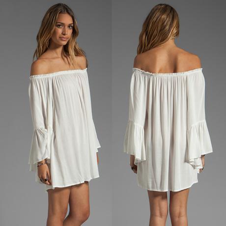 Ideas de looks con camisas off shoulder Ideas de looks con camisas off shoulder