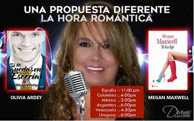 Hoy en la radio con Cecilia Pérez y Megan Maxwell