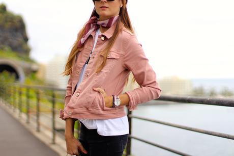 Pink Denim Jacket