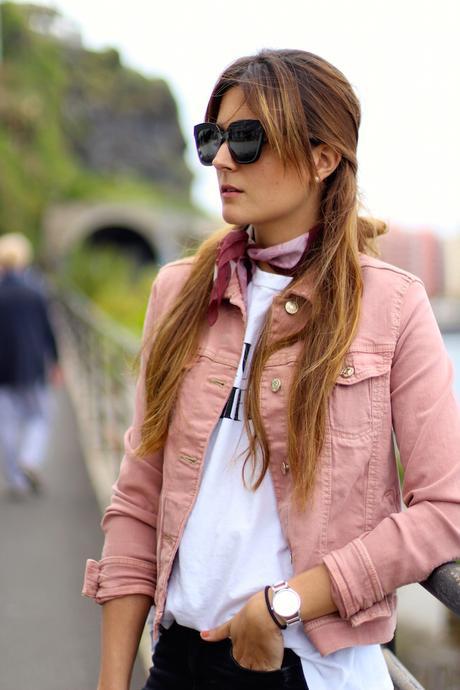 Pink Denim Jacket