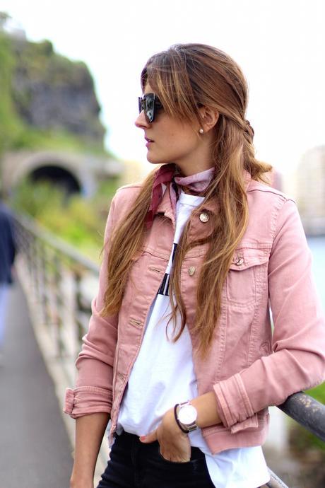 Pink Denim Jacket