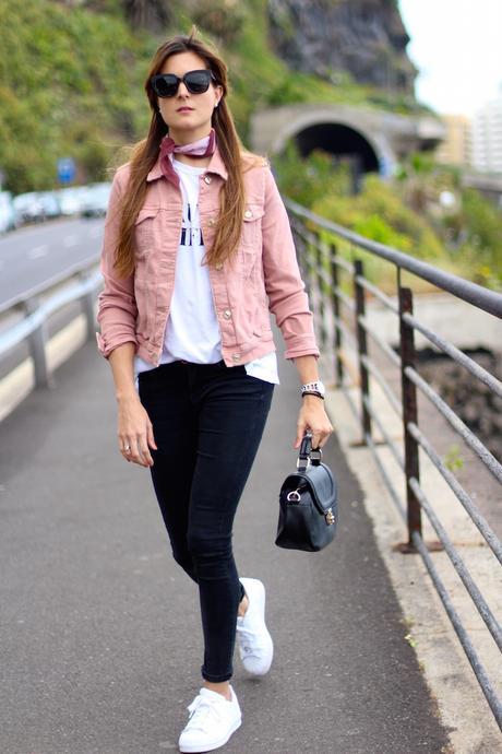 Pink Denim Jacket