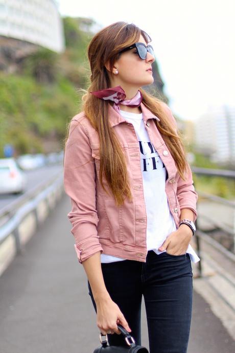 Pink Denim Jacket