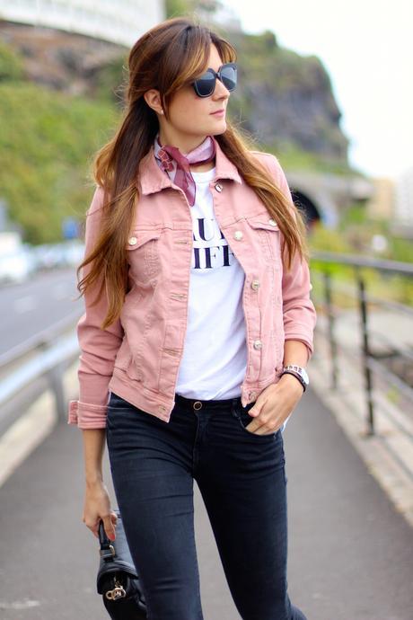 Pink Denim Jacket