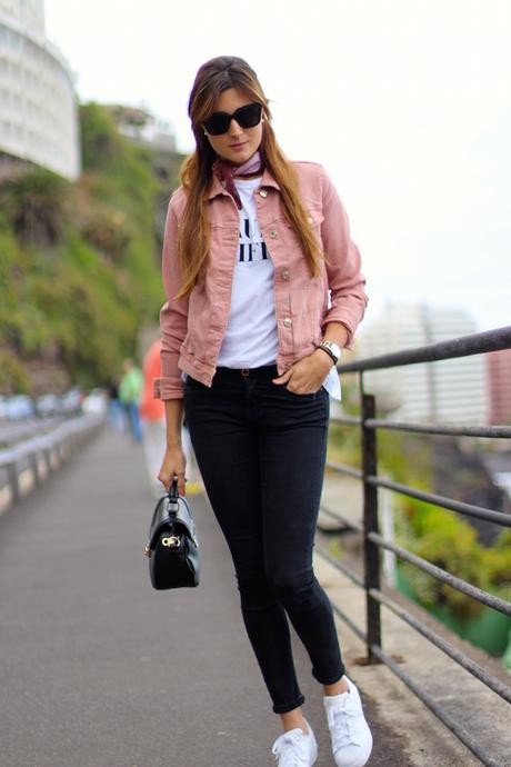 Pink Denim Jacket