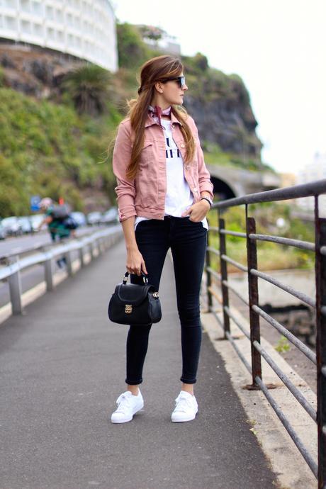 Pink Denim Jacket