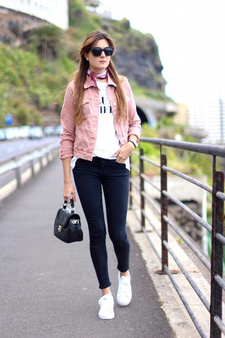 Pink Denim Jacket