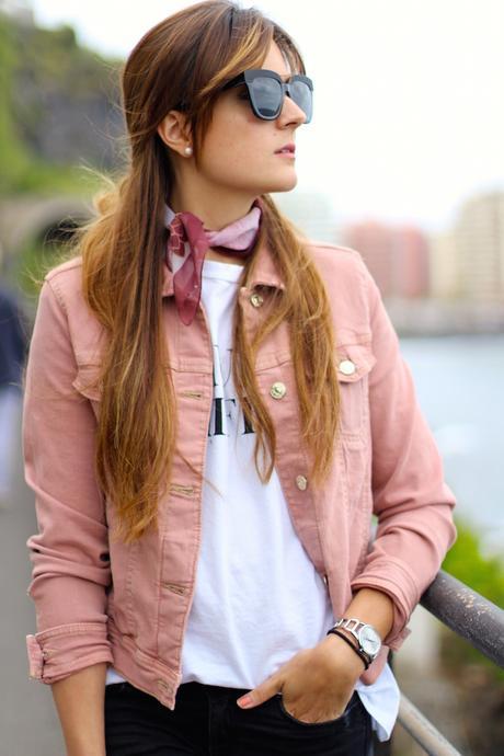 Pink Denim Jacket