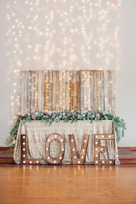 letras luminosas para la mesa