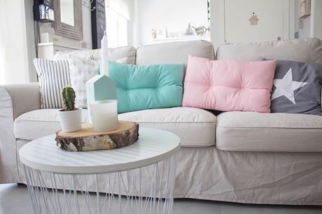 ANTES Y DESPUÉS: mi salón en colores pastel!