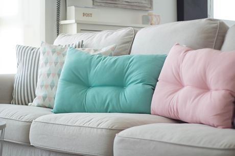 ANTES Y DESPUÉS: mi salón en colores pastel!