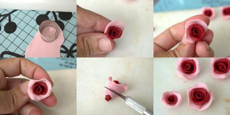 Cómo hacer rosas sencillas de fondant - Tutorial Cómo hacer rosas sencillas de fondant - Tutorial