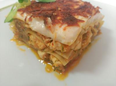 Lasaña de pollo Lasaña de pollo