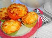 Muffins puerro queso cheddar