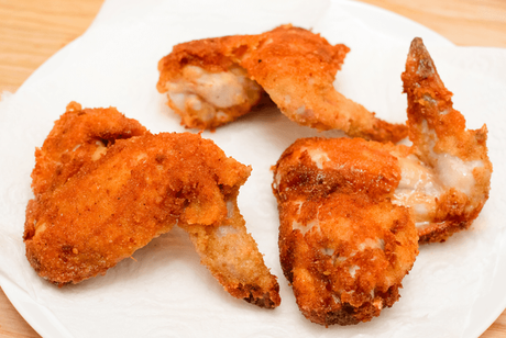 alitas de pollo fritas