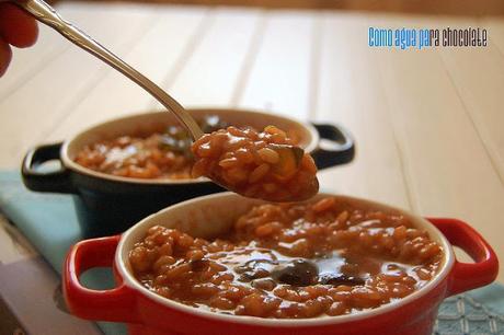 RISOTTO DE CHOCOLATE.