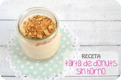 Tarta de donuts sin horno