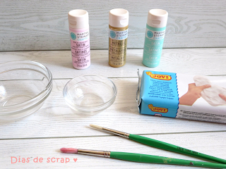 Aprende handmade : ¿Hacemos un regalo para el Día de la madre? Cuencos de arcilla y bolsa estampada