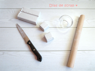 Aprende handmade : ¿Hacemos un regalo para el Día de la madre? Cuencos de arcilla y bolsa estampada