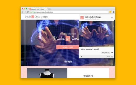 Google Keep, ahora con extensión en Google Chrome para guardar tus páginas favoritas