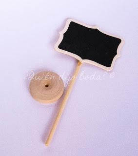Pizarra para boda